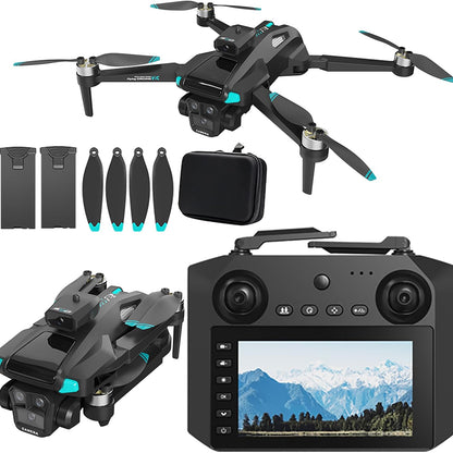 6K FPV Drone with 4.5" Screen, 5G Remote, Gesture Control