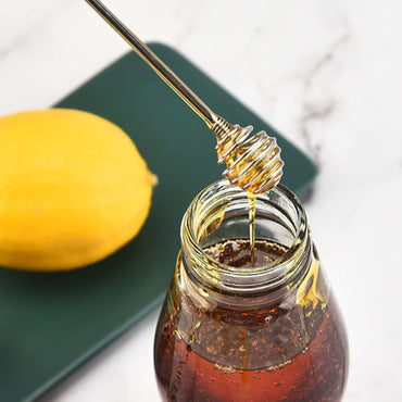 DIYCUT 3‑Piece Stainless Steel Honey & Coffee Spoon Set