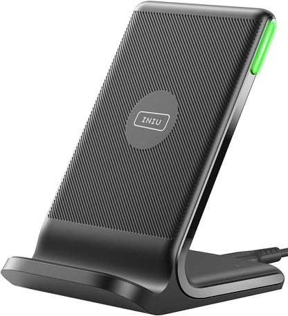 INIU 15W Fast Wireless Charging Stand Station with LED