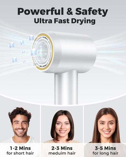 Bopcal Ionic Hair Dryer with High Speed Brushless Motor
