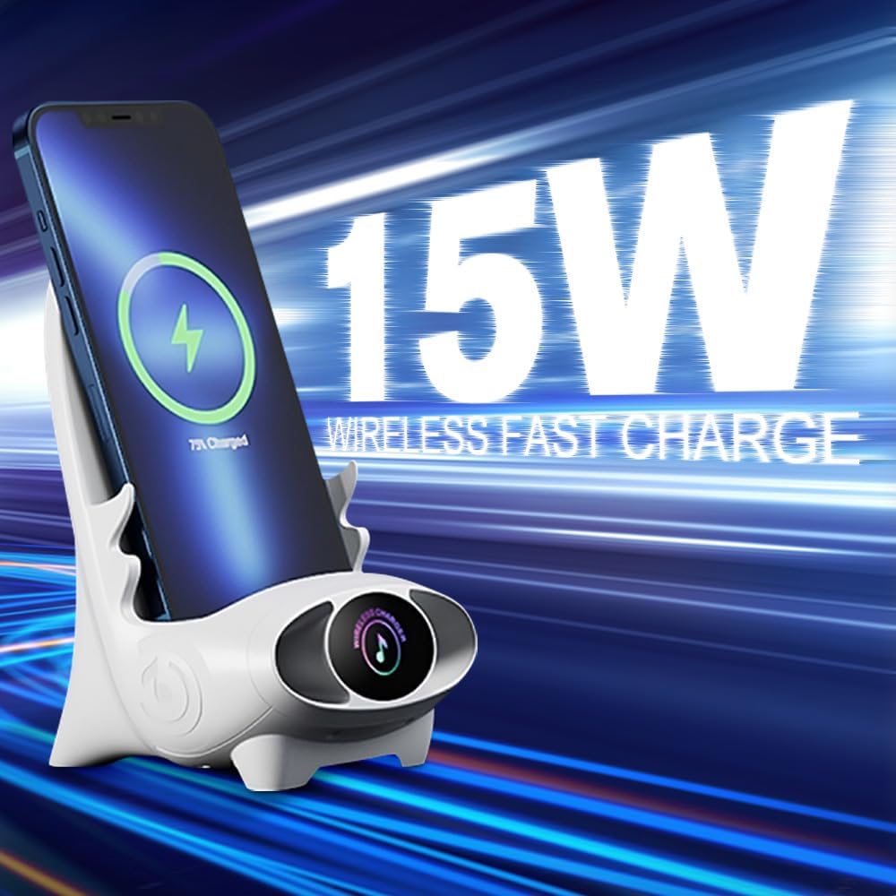 Mini Chair Wireless Fast Charger - Pink Qi 15W Phone Holder