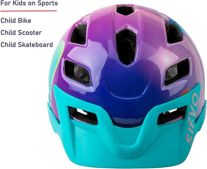 SIFVO Youth Multi-Sport Helmet with Visor, Adjustable, Lightweight, Ages 5-14