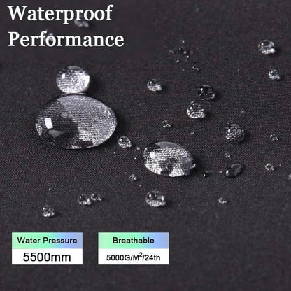 Gash Hao Men's Waterproof Softshell Snowboard Pants for Skiing and Hiking