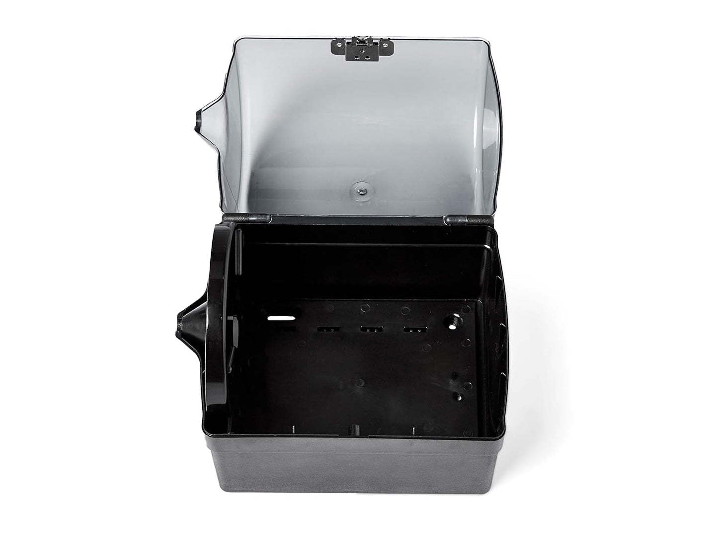 Amazon Basics Center Pull Paper Towel Dispenser, Smoke Semi-Transparent, 28.8L