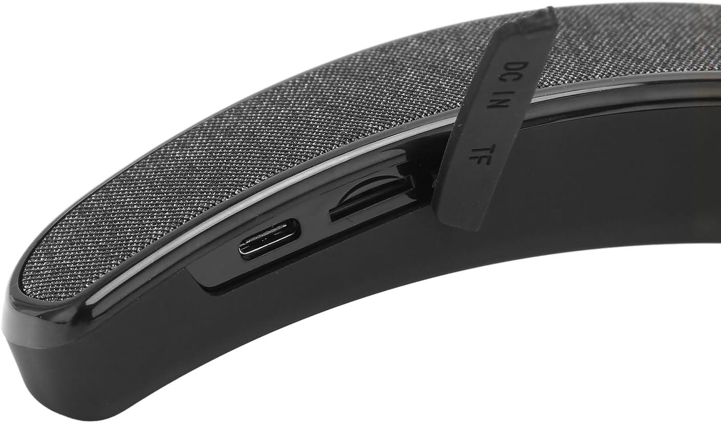 Lightweight Portable Neckband Speaker with Hi‑Fi Sound and Noise‑Cancelling Mic - Gomix Brands Outlet