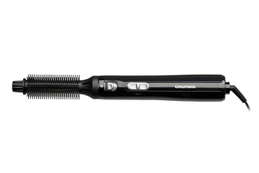 GRUNDIG HS 3020 Volume and Curl Styler with Dual Round Brushes, Automatic Roll, 400W Power, Black/Silver