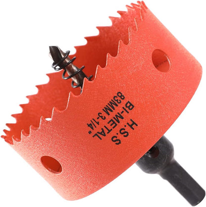 Dribotway 83mm Bi-Metal Hole Saw for Wood and Metal