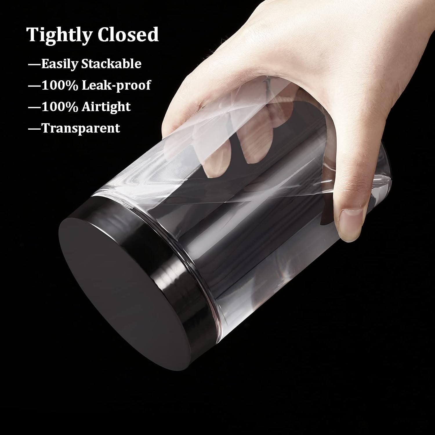 UniBaby7 4.5L BPA-Free Kitchen Storage Set – 6 Airtight Plastic Containers with Labels