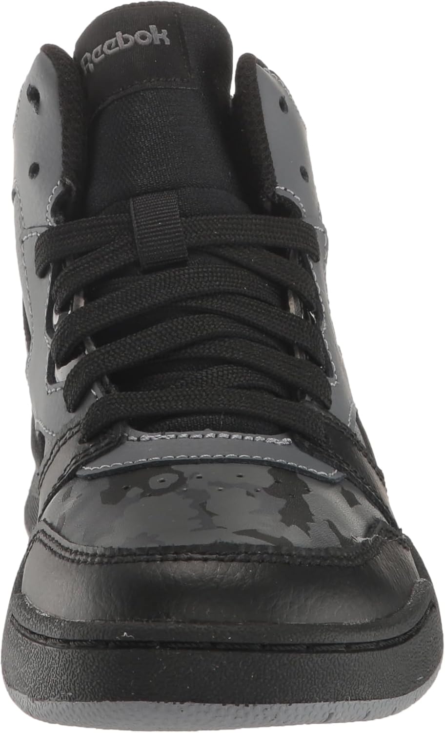 Reebok Boys BB4500 Court Sneaker Pure Grey Kids Athletic Shoe