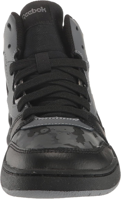 Reebok Boys BB4500 Court Sneaker Pure Grey Kids Athletic Shoe