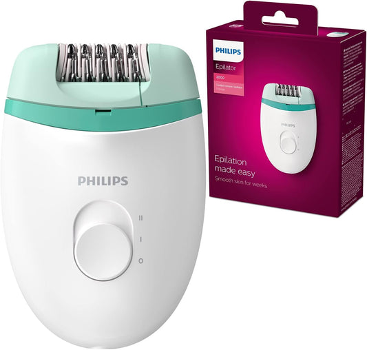 Philips Satinelle Essential Compact Epilator BRE224/00 - Gentle Hair Removal