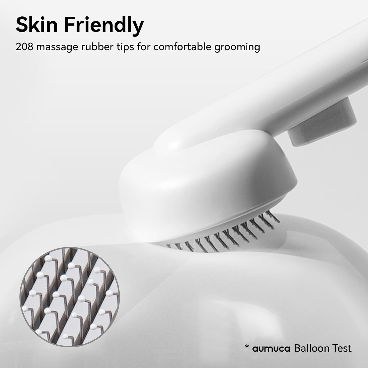Aumuca Cat Brush for Shedding - Gentle Grooming & Massage Tool