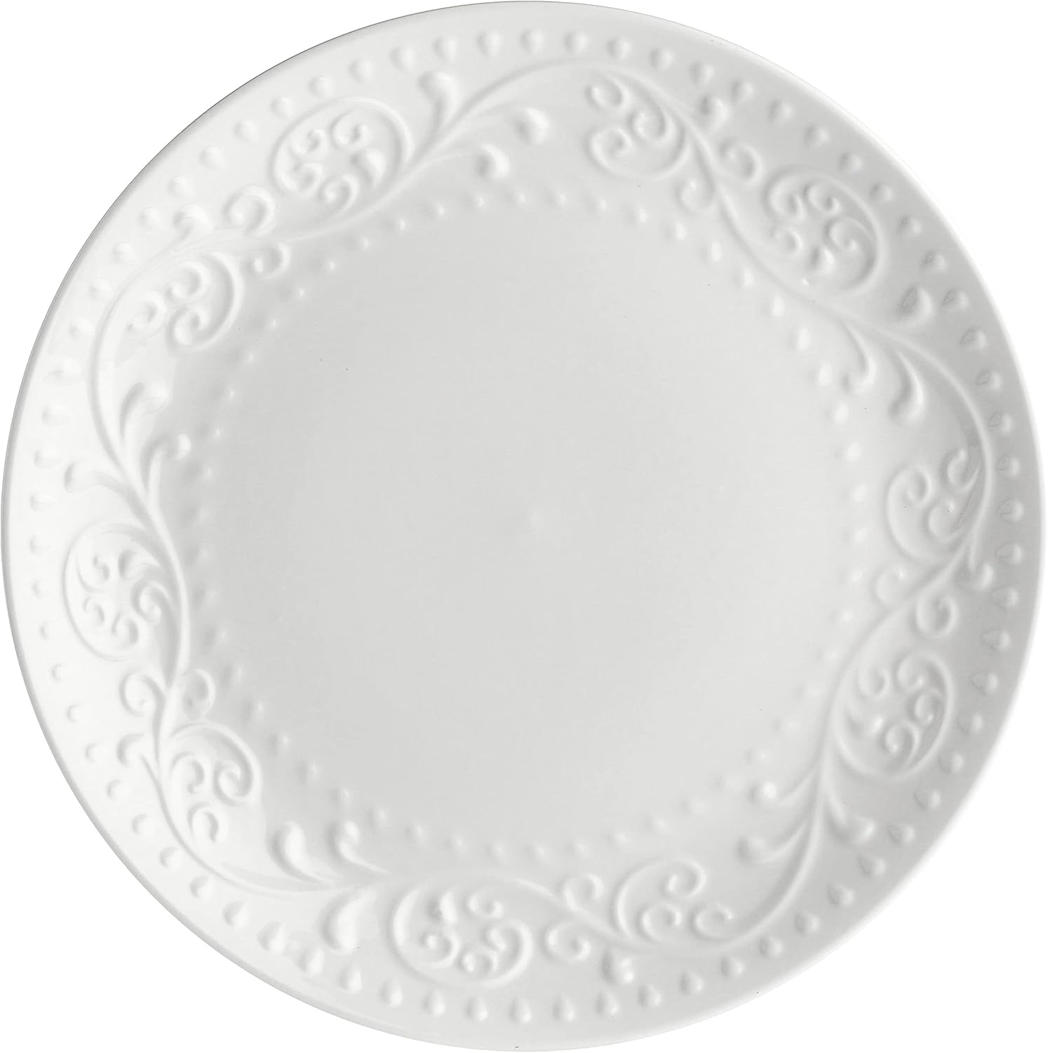 La Porcellana Bianca Sognante 18-Piece White Bone China Plate Set