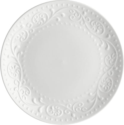 La Porcellana Bianca Sognante 18-Piece White Bone China Plate Set