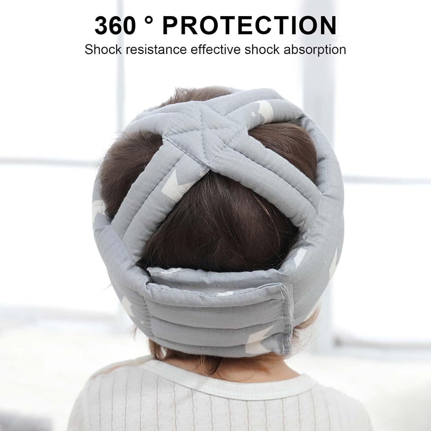Infant Head Protector: 360° Anti-Collision Safety Helmet for Babies Toddlers