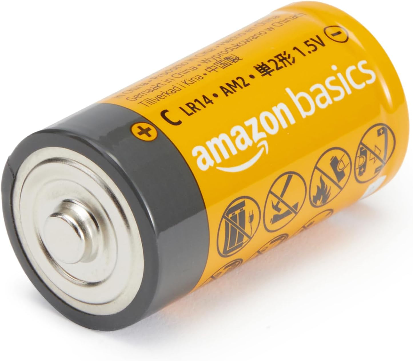 Amazon Basics C Cell Alkaline All-Purpose Batteries - Pack of 12