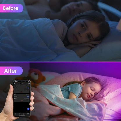 HOVVIDA 5m RGB LED Strip with App, Remote, Music Sync - Gomix Brands Outlet