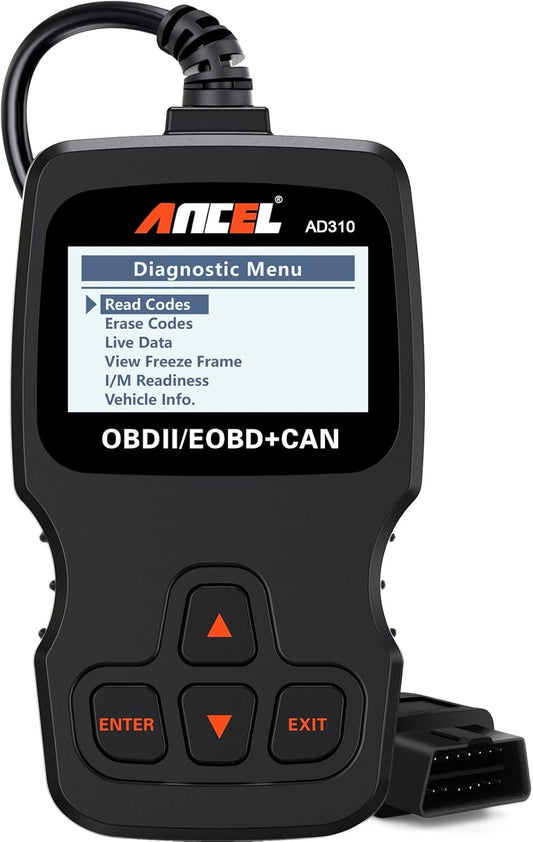 ANCEL AD310 Classic Universal OBD II Scanner with Protective Case