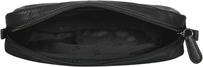 STILORD Spencer Vintage Leather Pen Case with Zipper