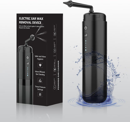 DANLIKT Electric Earwax Remover: IPX6 Waterproof, 3 Modes, Dual Nozzles