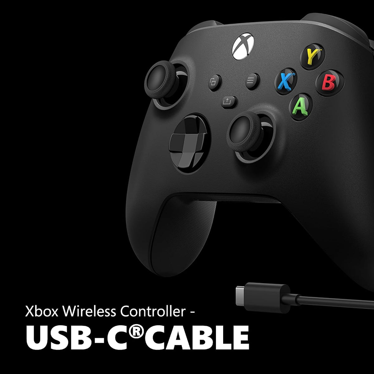 Xbox Core Wireless Controller with USB-C Cable Carbon Black