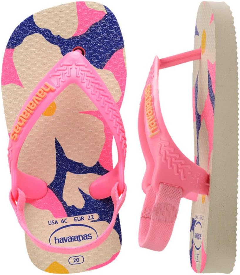 Havaianas Baby Mini Me Beige Tongue Sandals for Girls