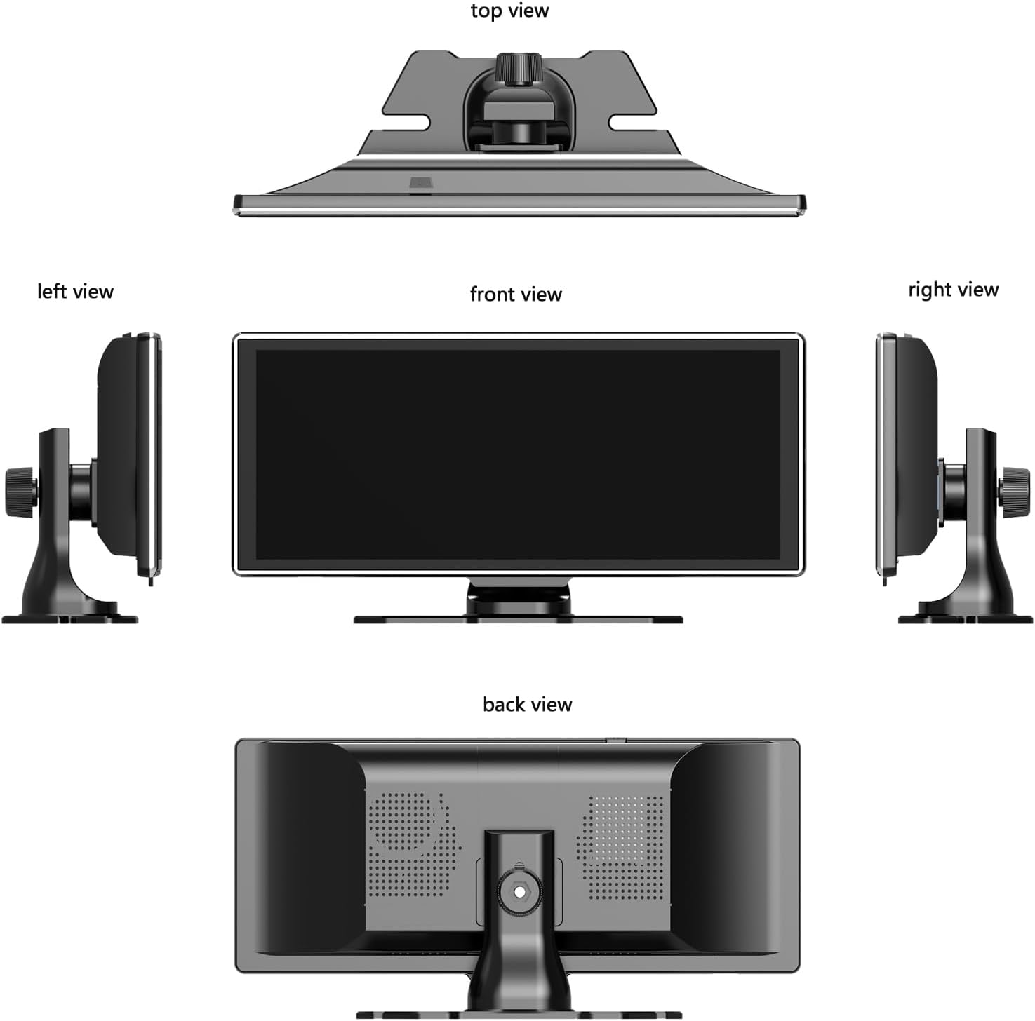Casoda 10.25" Portable Wireless Double Din CarPlay Android Touchscreen