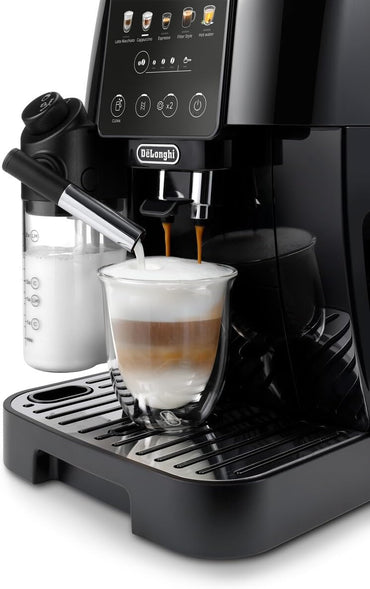 De'Longhi Magnifica Start ECAM220.91.B Coffee Machine with LatteCrema, 5‑Button Touch, Black