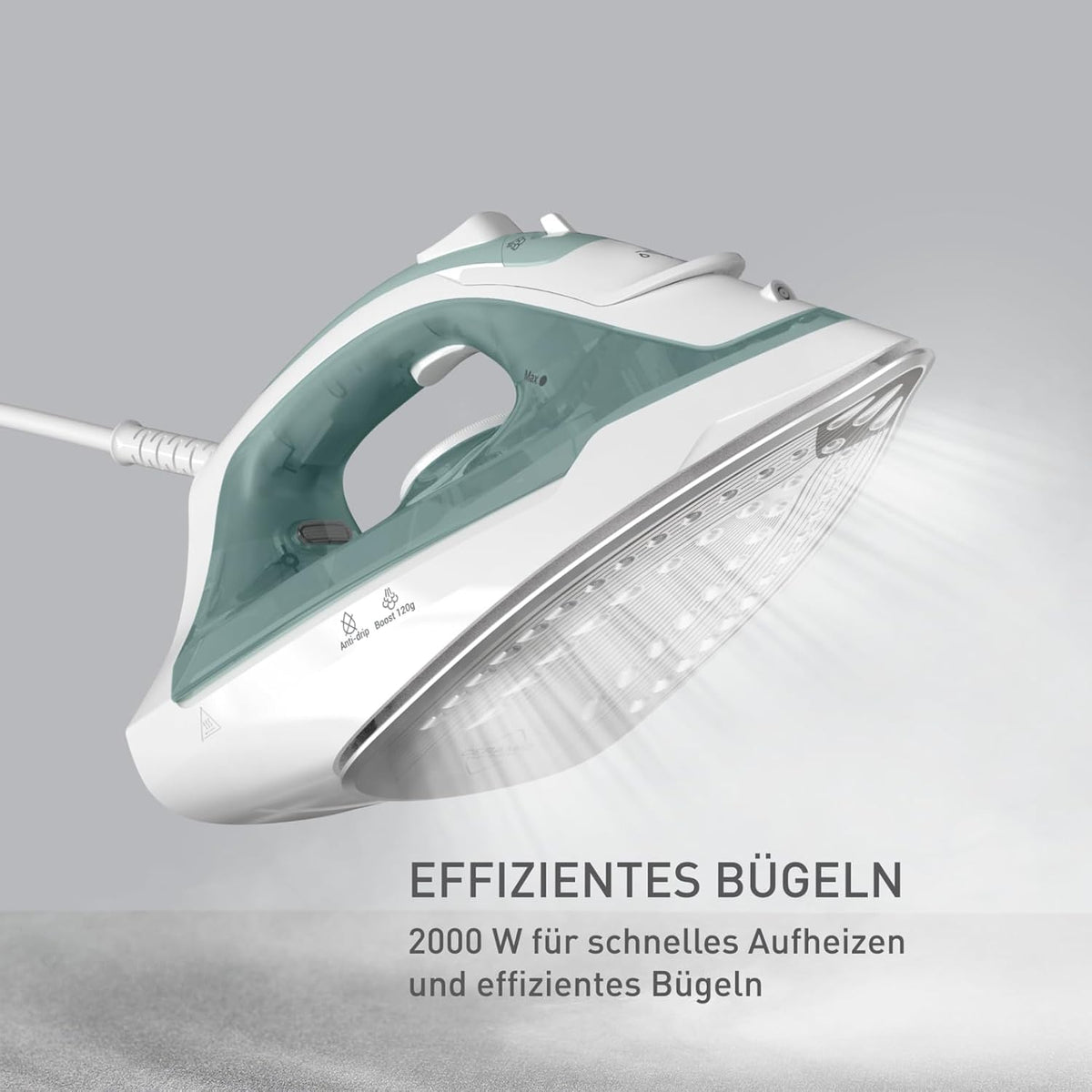 Tefal Virtuo FV2C42E0 Steam Iron 2000W Eucalyptus