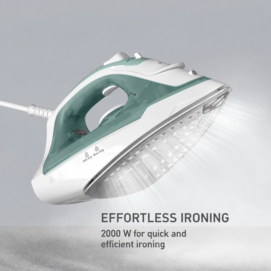 Tefal Virtuo FV2C42 Steam Iron 2000W Eucalyptus (Open Box)