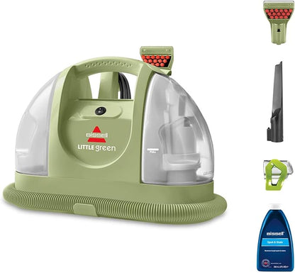 BISSELL Little Green Upholstery Cleaner with 340W Motor and Two‑Tank System