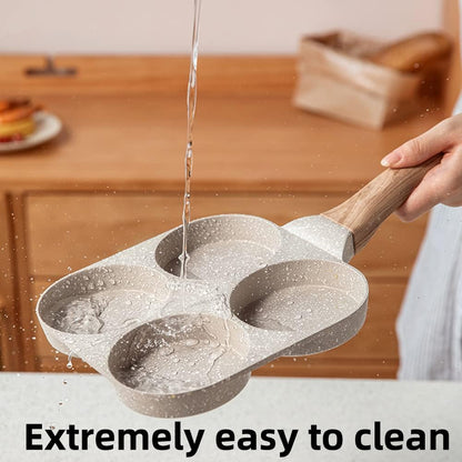 MIUGO 4-Cup Medical Stone Non-Stick Frying Pan 0.63kg White
