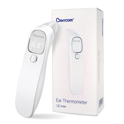 Berrcom Dual-Mode Contactless Forehead and Ear Thermometer with Fever Alarm