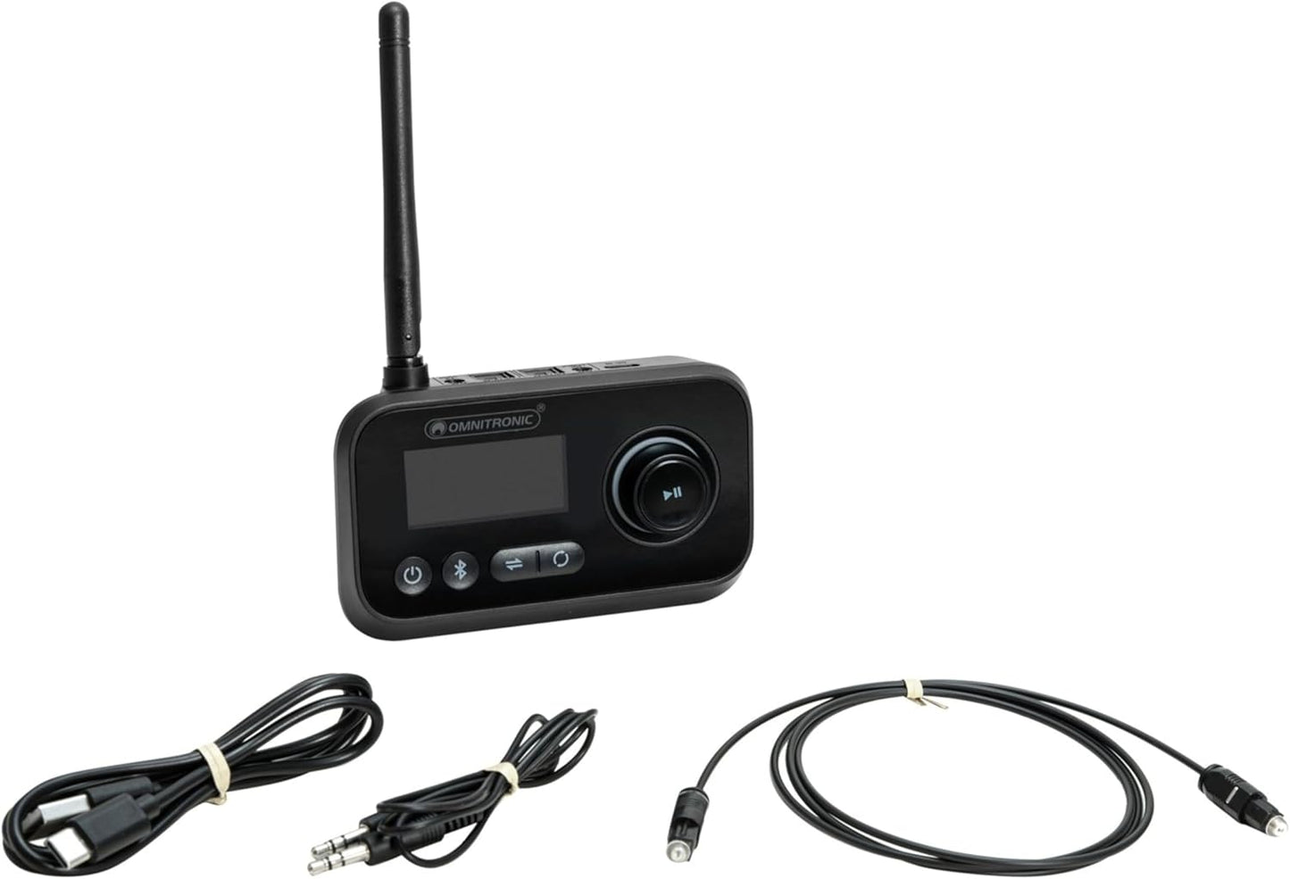 Omnitronic BDT-5.2PRO Aptx HD Bluetooth Transceiver 3-in-1 Audio Adapter