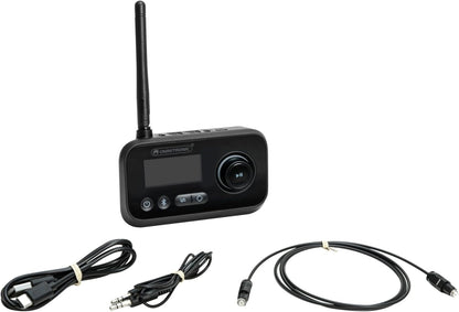 Omnitronic BDT-5.2PRO Aptx HD Bluetooth Transceiver 3-in-1 Audio Adapter