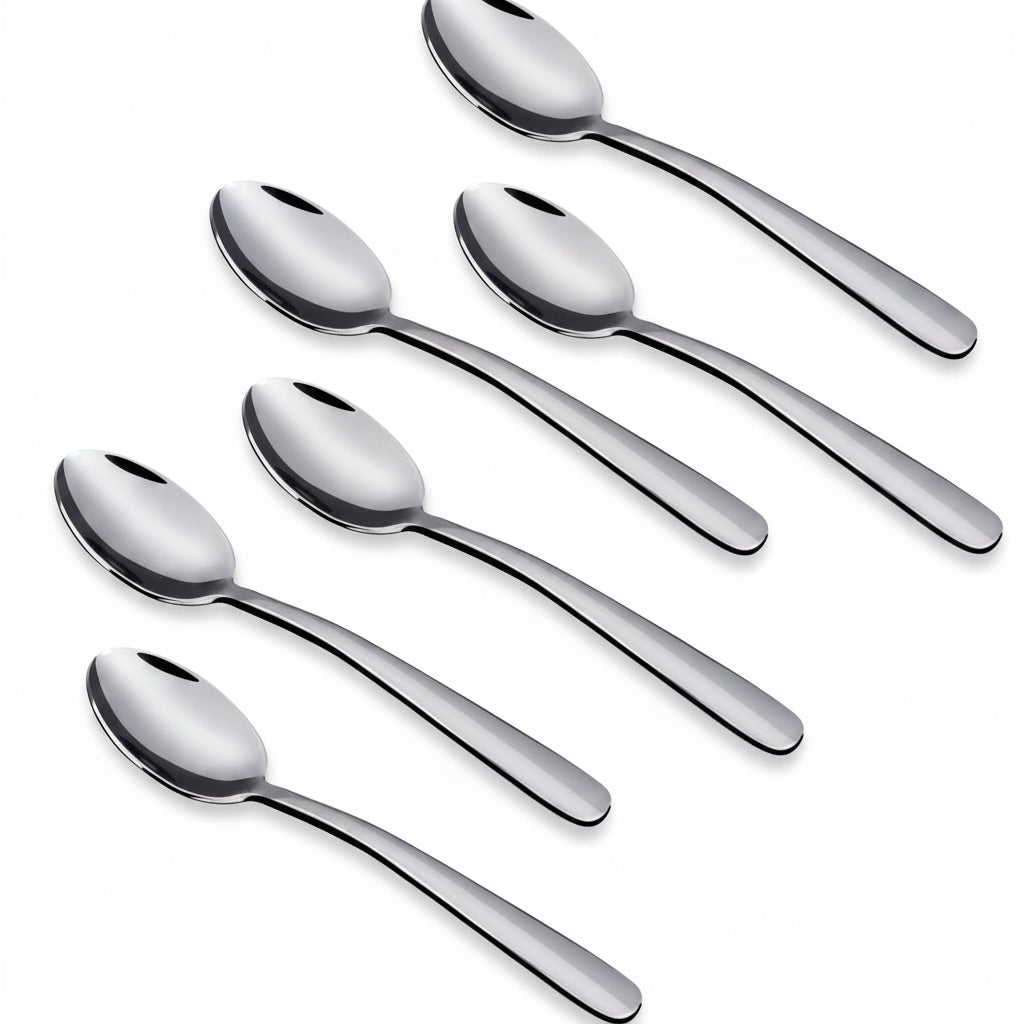 FOXAS Stainless Steel Espresso Spoons 4-Inch Mini Set Of 6