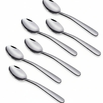 FOXAS Stainless Steel Espresso Spoons 4-Inch Mini Set Of 6