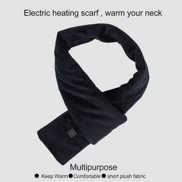 Rechargeable Foldable Heated Scarf with 3 Temperature Settings - Gomix Brands Outlet