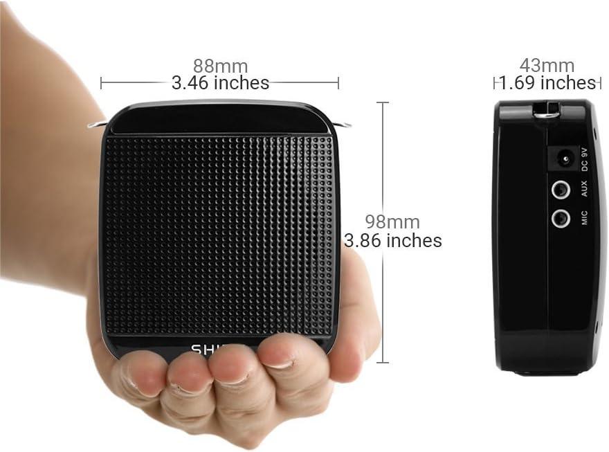 SHIDU 18W Wireless Voice Amplifier with UHF Mic for Presenters - Gomix Brands Outlet