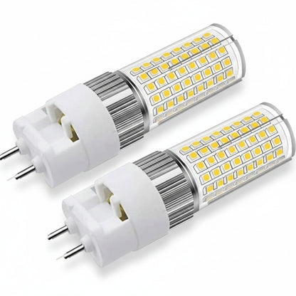 ALQFFHL G12 LED Bulb 16W 1600 Lumens 3000K Warm White Bi-Pin Corn Light Ceramic Pack