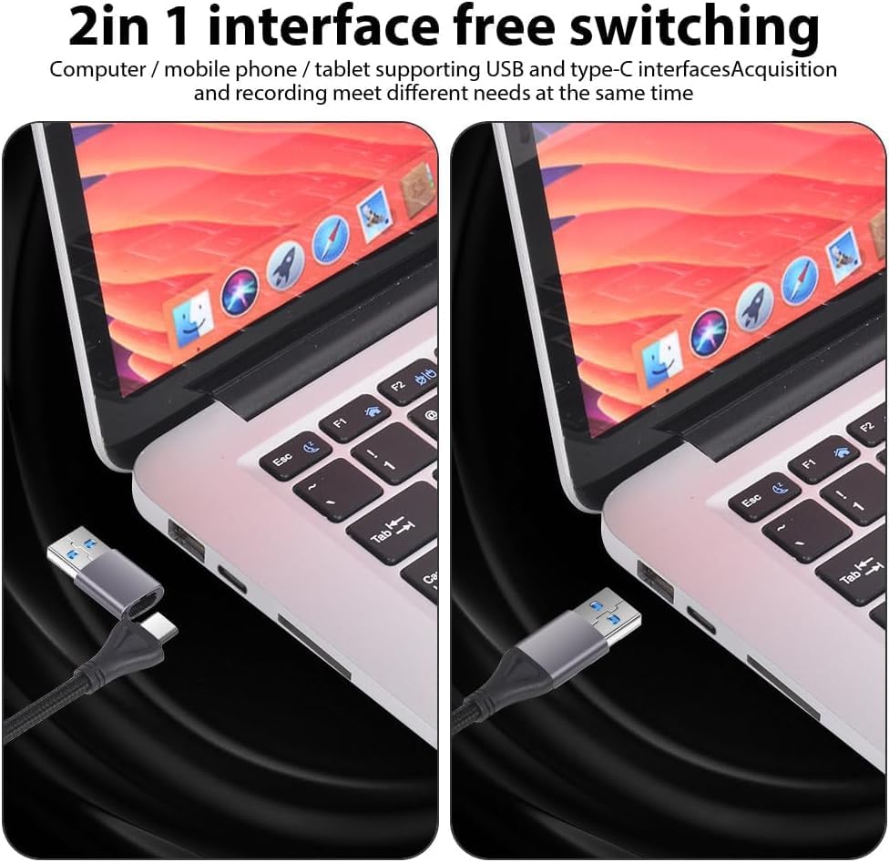 AXFEE Video Capture Card HDMI to USB-C 4K 1080P for PS5 Switch Xbox