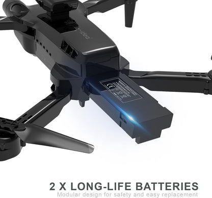 IDEA12 Adjustable 1080P Drone with Dual Cameras & Obstacle Avoidance