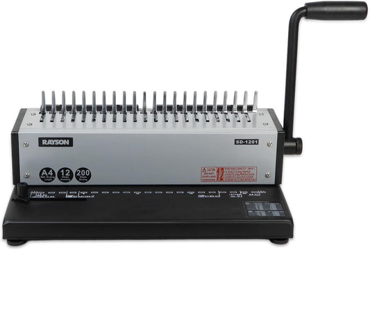 Rayson SD-1201 21-Hole Comb Binding Machine Binds 200 Sheets