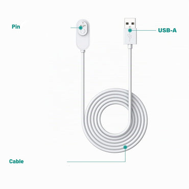 TUSITA 3m Indoor Magnetic Charging Cable for Arlo Ultra and Pro