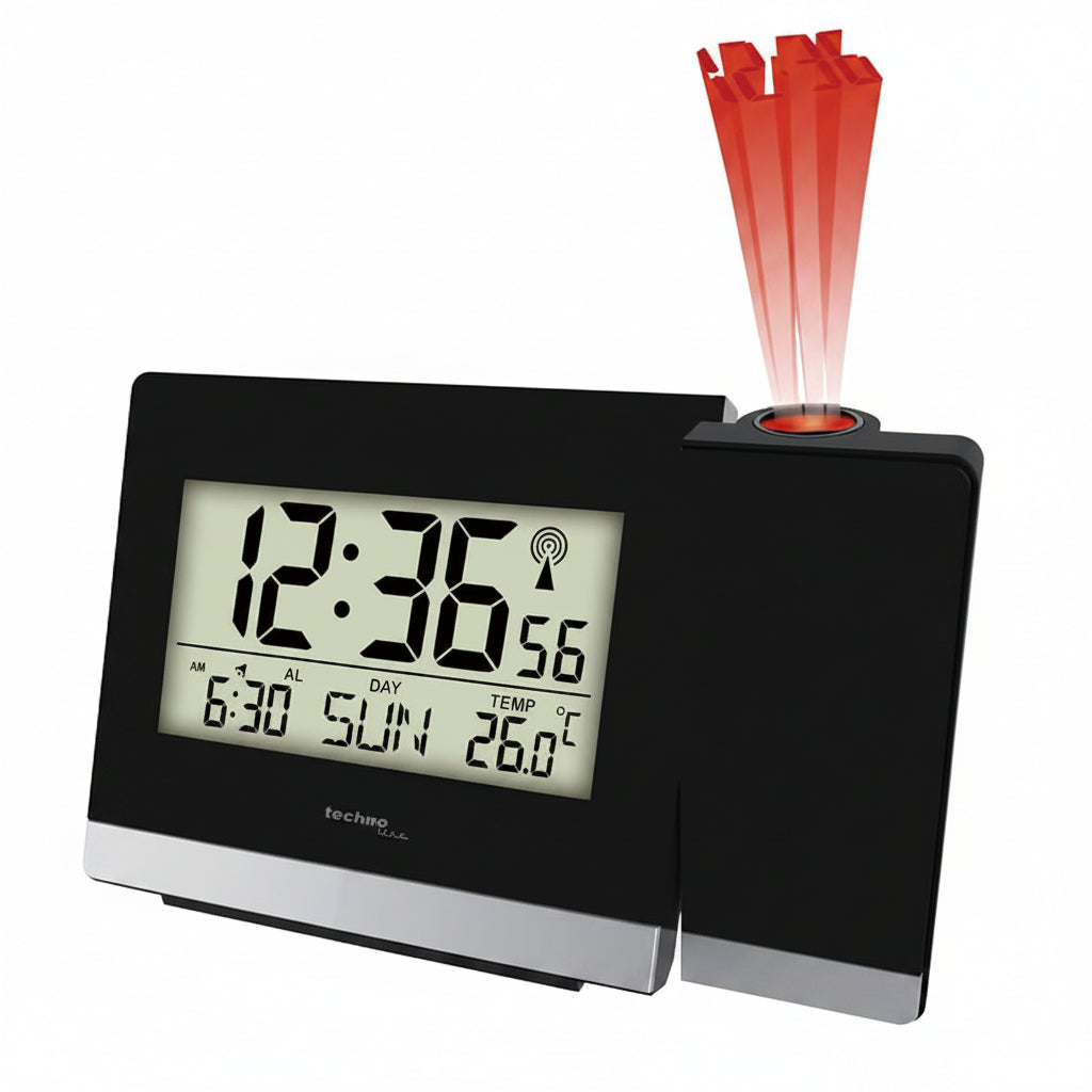 Technoline WT 536 Digital Alarm Clock with Projection and Temperature