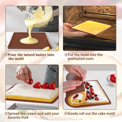 UTRUGAN Silicone Baking Mats 30.5 x 25.8 cm Brown