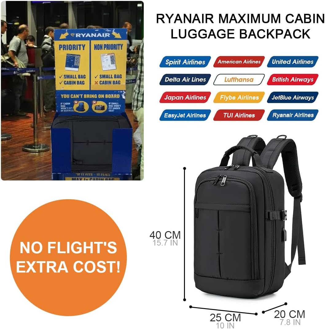 Ryanair Travel Laptop Backpack