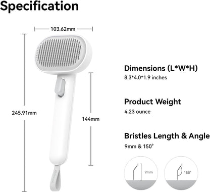 Aumuca Cat Brush for Shedding - Gentle Grooming & Massage Tool