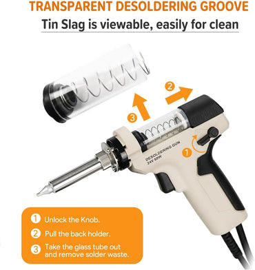Anesty Pro Digital Vacuum Desoldering Station with Built-in Pump