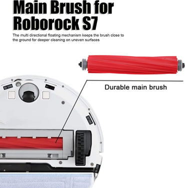 Main Brush for Xiaomi Roborock S7 Silicone Replacement